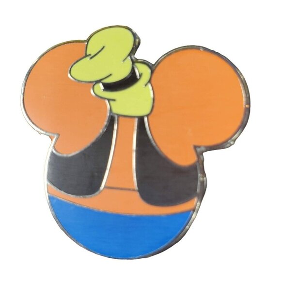 Disney Goofy Trading Pin Mouse Icon Brooch Badge Lapel Pin Accessories Jewelry - Picture 1 of 6